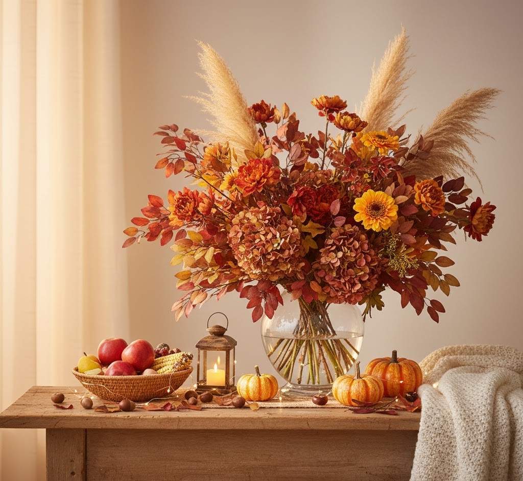 Autumn harvest decorations