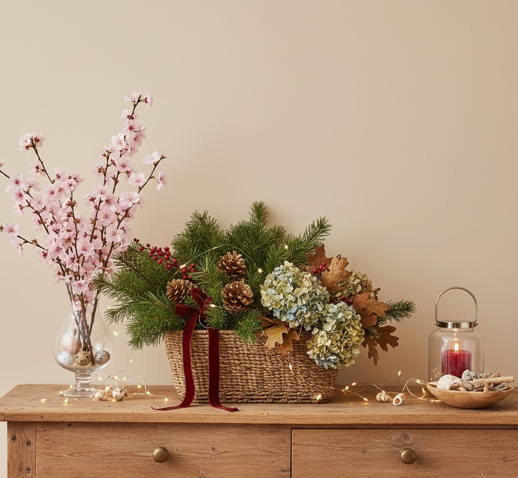 Seasonal decoration transition